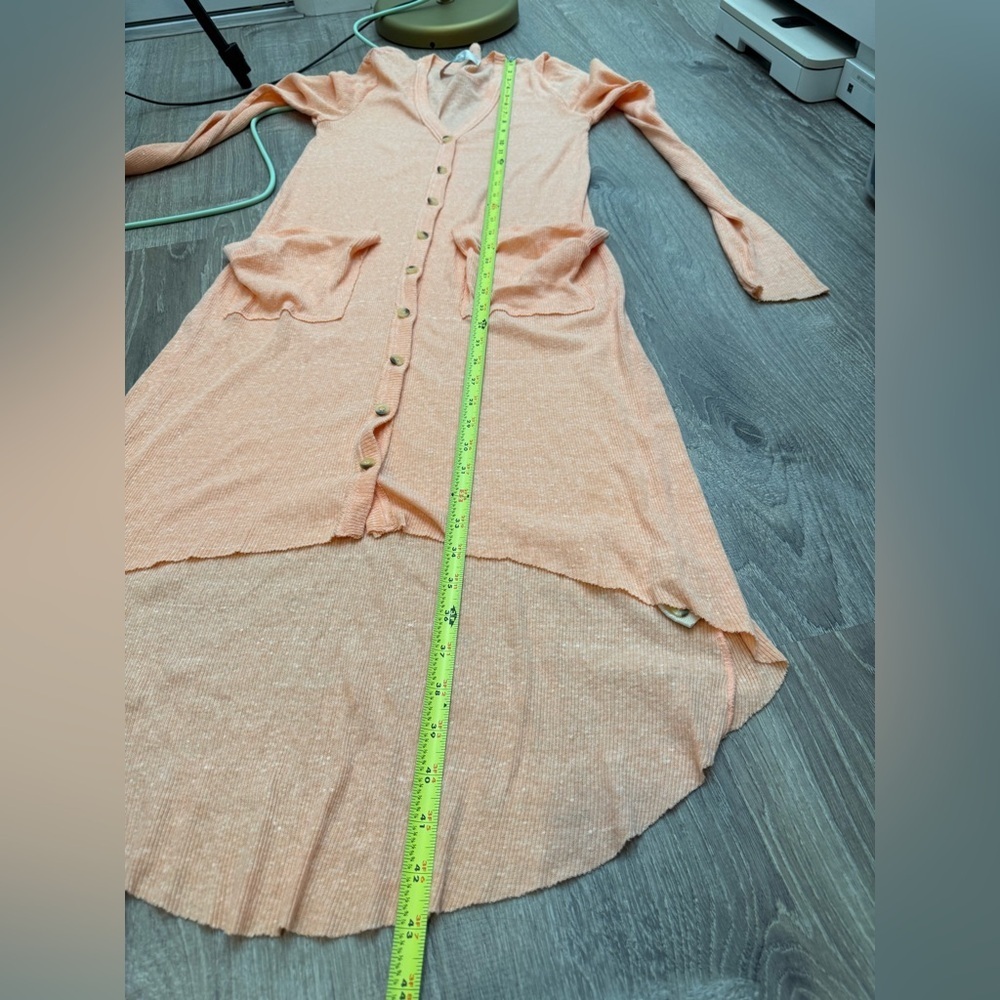FP BEACH Ribbed Up Maxi Cardigan Small - Picture 6 of 8